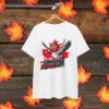 We Are Canadian - Elbows Up Hockey Otter T-Shirt