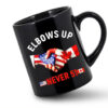 Canada Elbows Up Never 51 Flags Mug