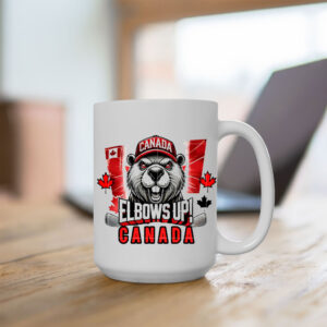 Elbows Up Canada Canadian Pride Mug