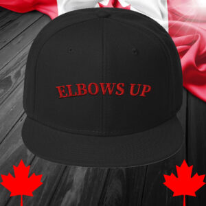 Elbows Up Snapback Hat