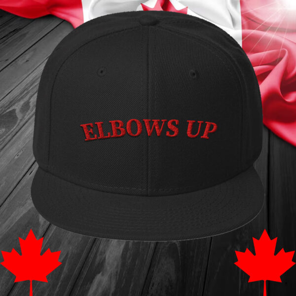 Elbows Up Snapback Hat