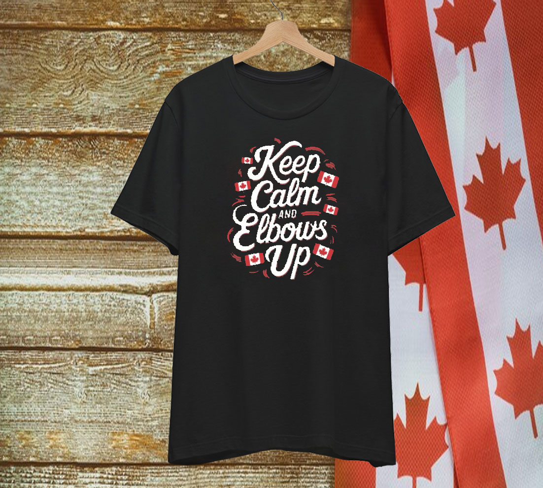 Keep Calm and Elbows Up Subtle T-Shirt