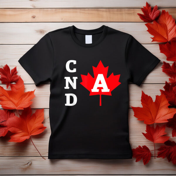 Funny Canadian Flag Canada Day Maple Leaf Family T-Shirt