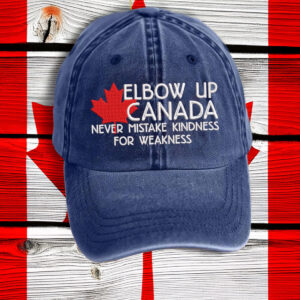 Elbows Up Embroidered Hat, Elbows Up Hat