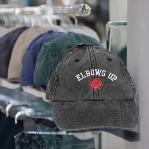 Elbows Up Hat, Embroidered Canada Hat