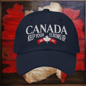Keep Your Elbows Up Dad Cap