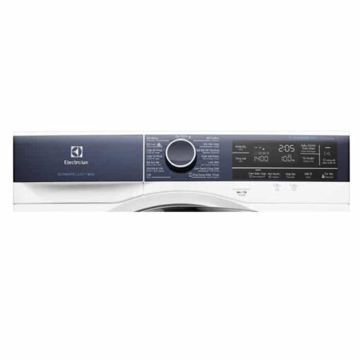 Electrolux washing machine control panel with warranty service options for reliable appliance maintenance and support.