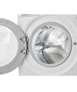 High-quality front-loading washing machine with advanced wash cycles for optimal laundry care. Durable Electrolux appliances with reliable warranty services.