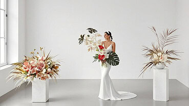 artistic floral sculptures