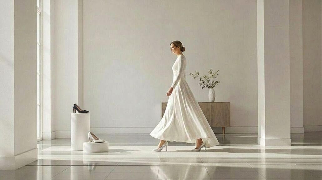 comfortable wedding shoe selection