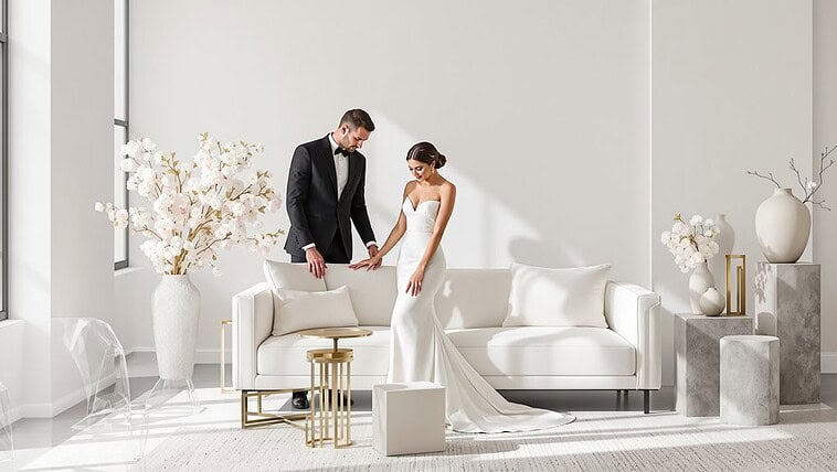 discreet stylish wedding rentals