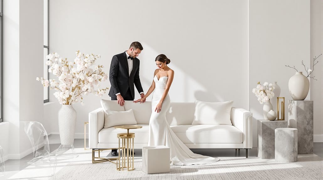 discreet stylish wedding rentals