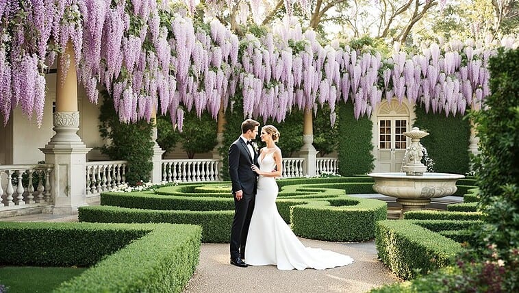 elegant heritage garden wedding