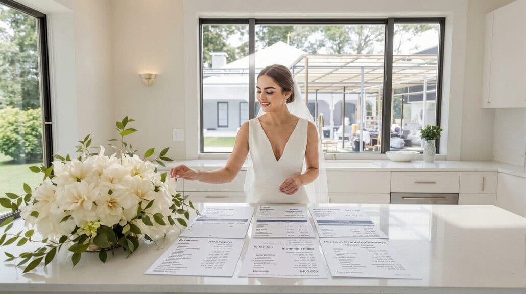 home wedding infrastructure costs