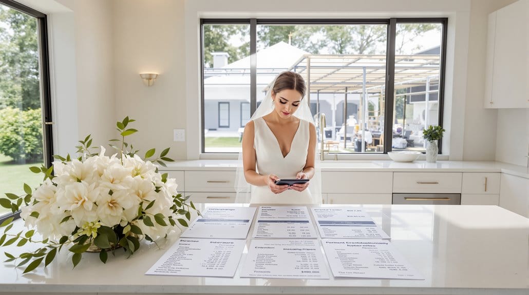 home wedding infrastructure costs