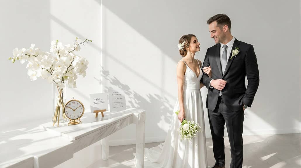 ideal wedding ceremony timing