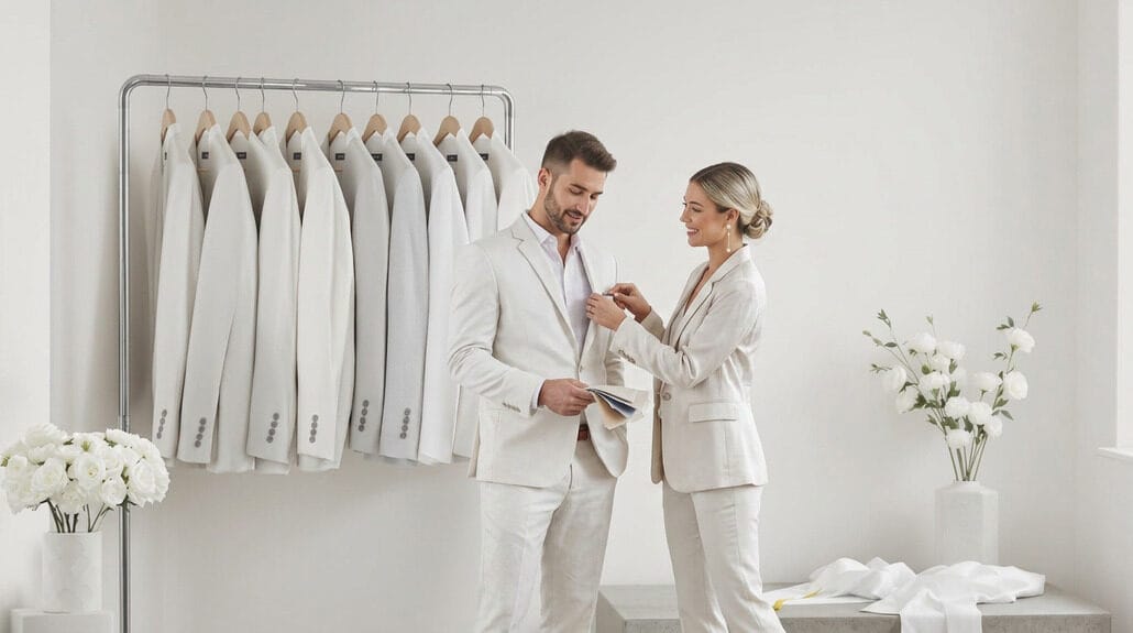 selecting wedding suits easily