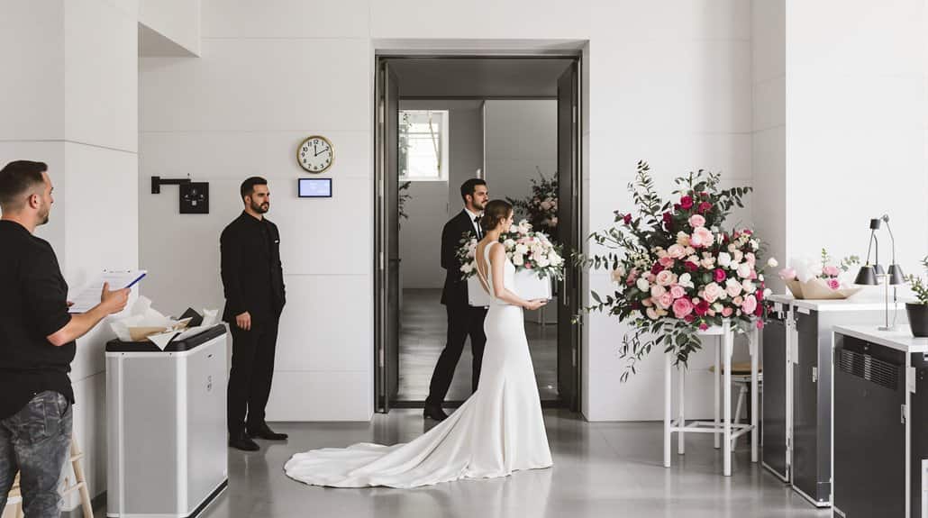 summer floral delivery timing