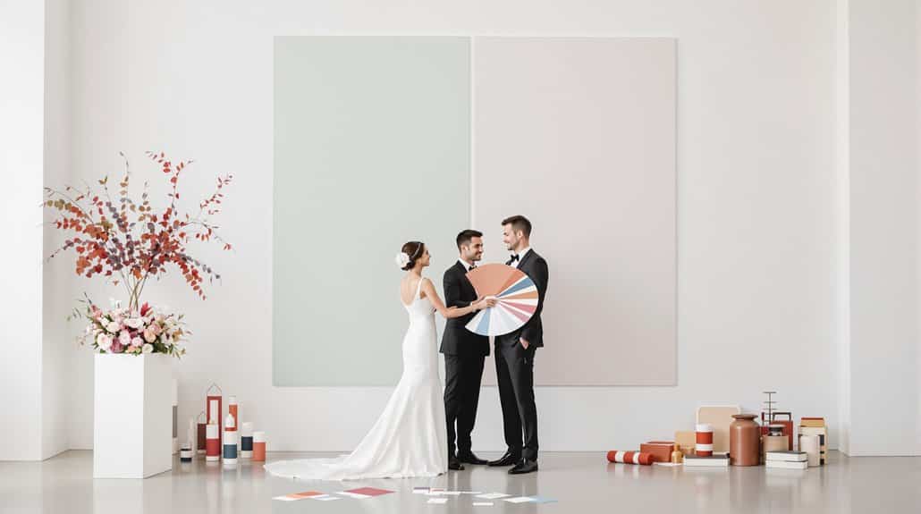 wedding color scheme principles