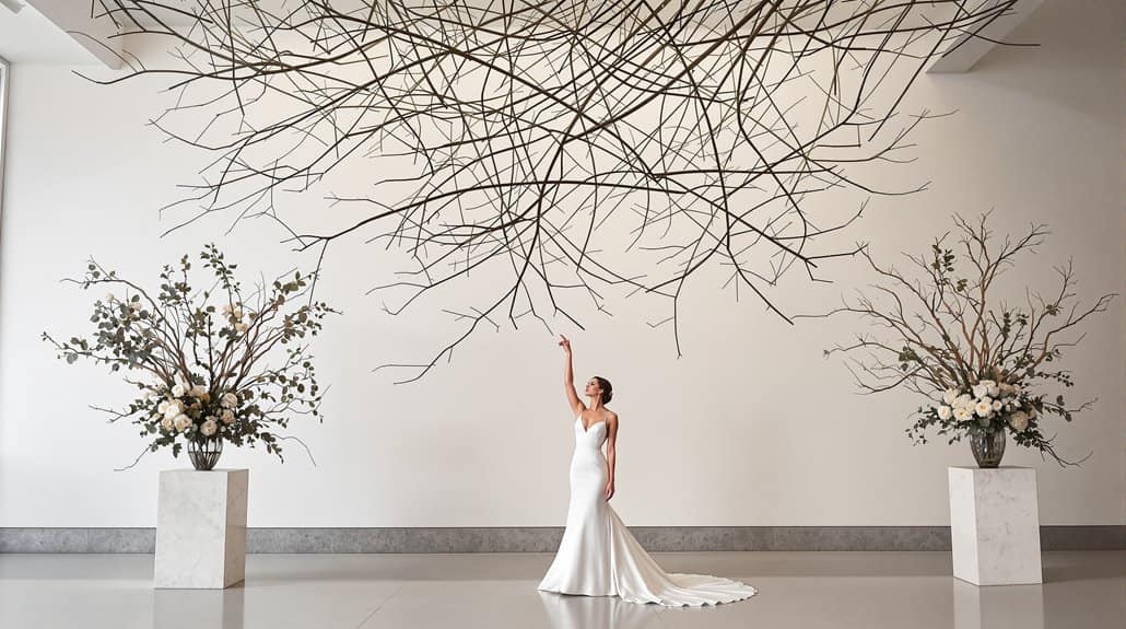 winter branch floral designs