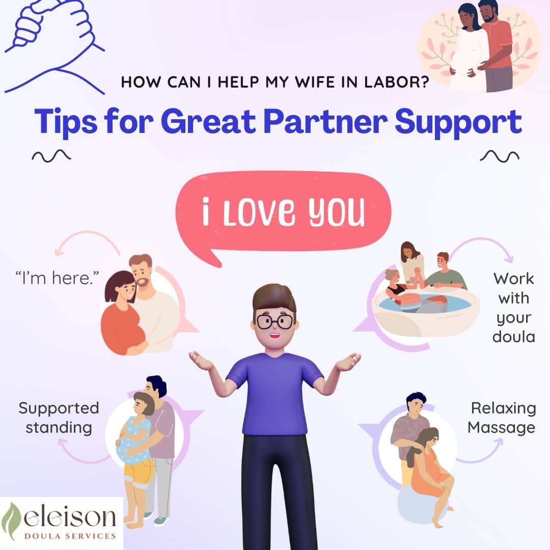 5 tips to provide partner support during labor