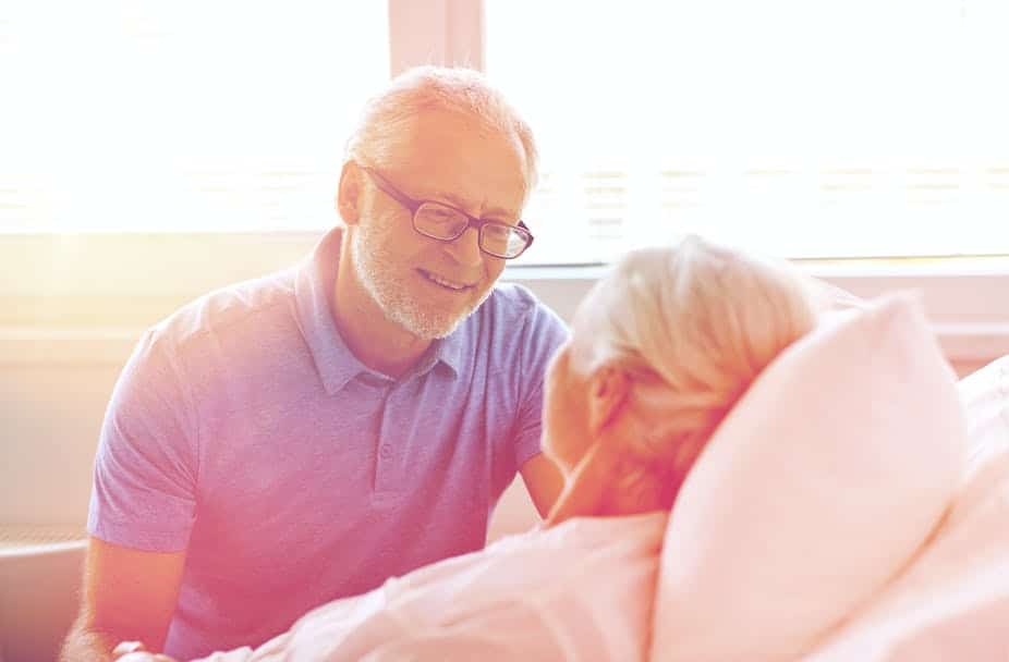 a death doula provides comfort to an end-of-life client