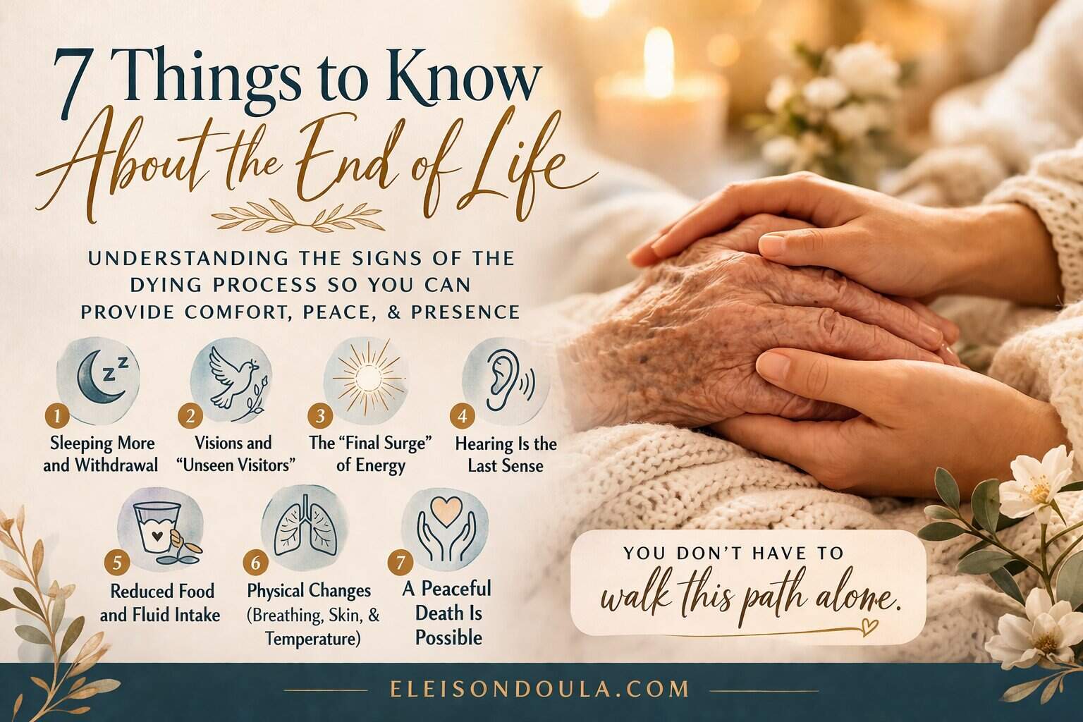 7 signs at the end of life