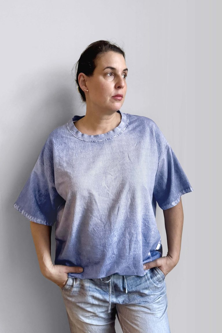 Sweatshirt Neele mit Denim Digitaldruck