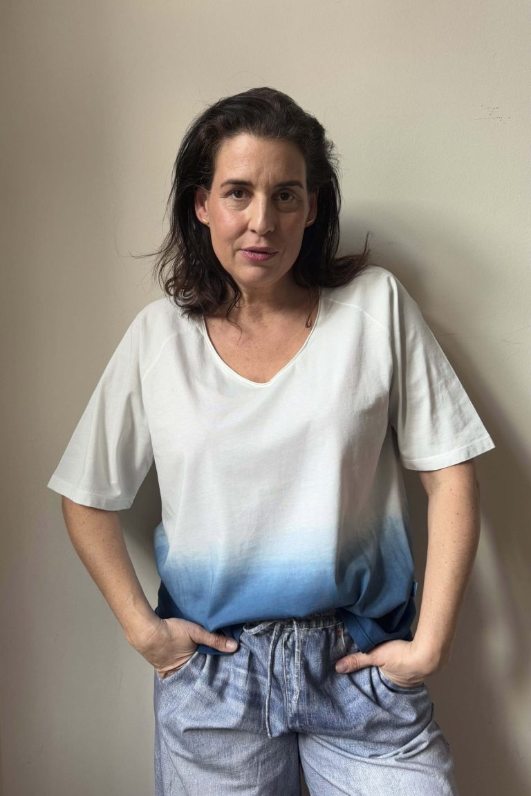 „The Shirt“aus Bio-Baumwolle dip-dye
