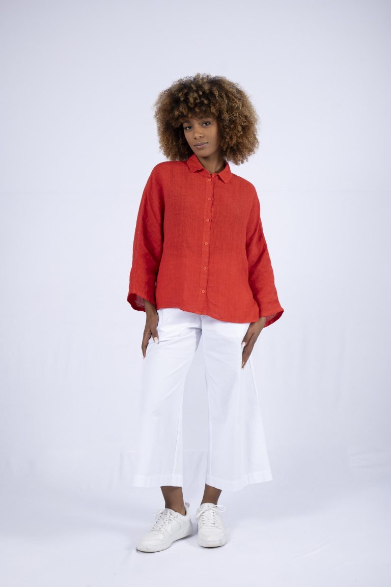 Bluse Tege aus 100% Leinen