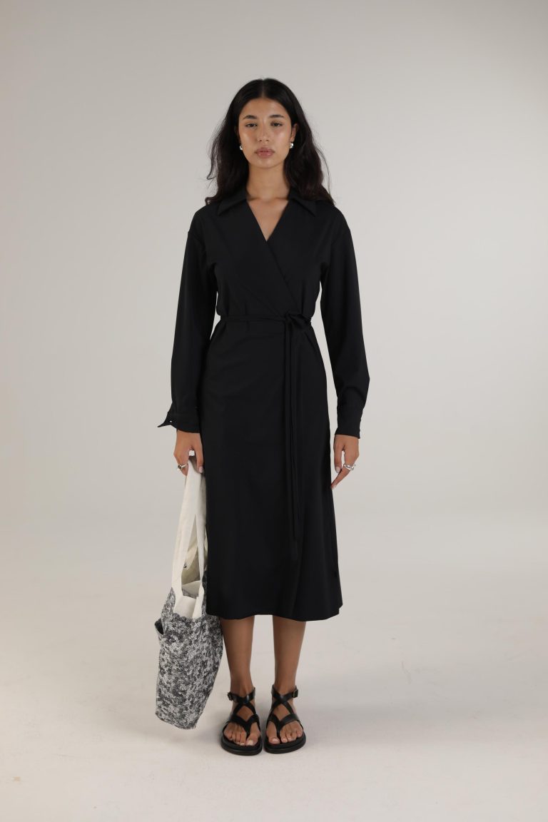 Kleid Niamey aus recycelter Mikrofaser