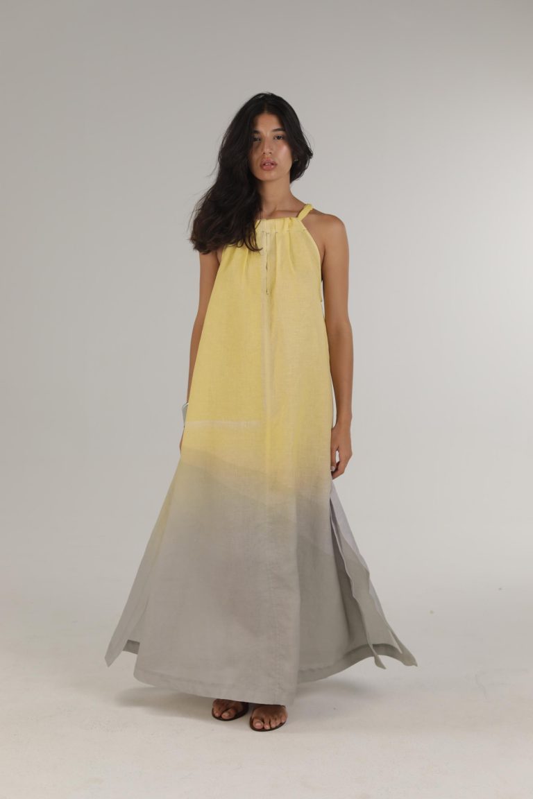 Kleid Tripolin zum Wenden mit Kunst Digitaldruck
