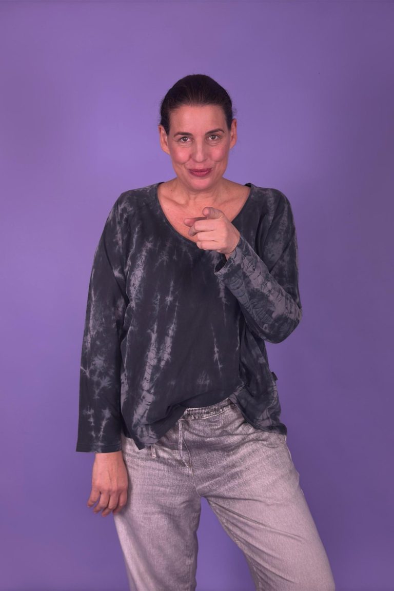 Batik-Shirt Ute aus Bio-Baumwolle