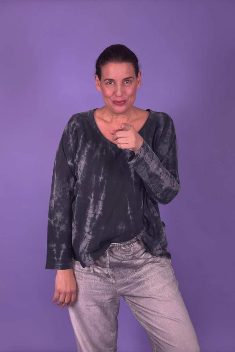 Batik-Shirt Ute aus Bio-Baumwolle