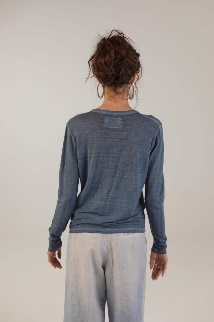 Cardigan Napulan aus Hanf mit Bio-Baumwolle