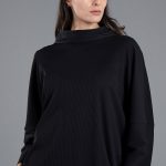 Shirt Dari longsleeve aus gerippter, recycelter Mikrofaser