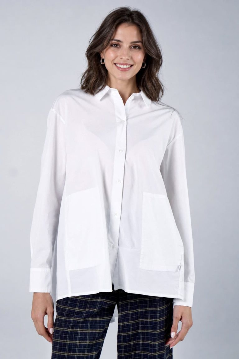 Bluse Timia aus Bio-Popeline