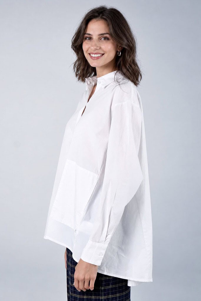 Bluse Timia aus Bio-Popeline