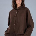 Bluse Tege longsleeve aus Tencel™ Gabardine