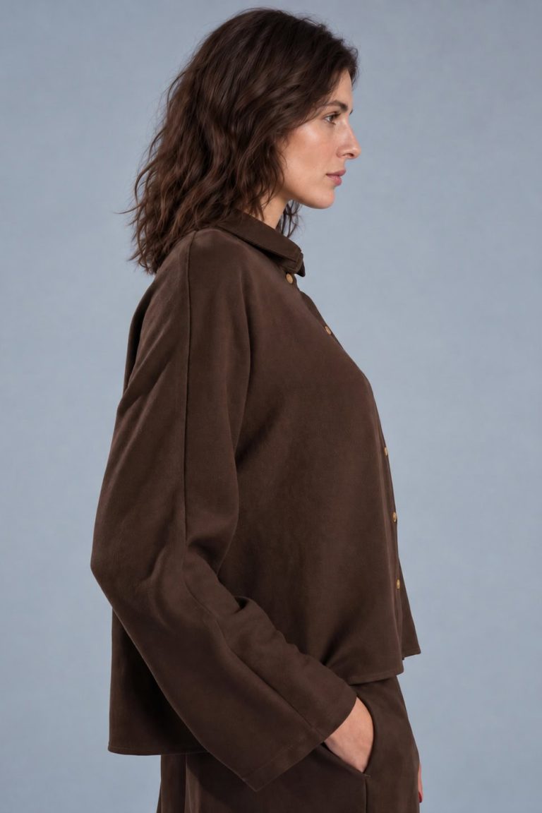 Bluse Tege longsleeve aus Tencel™ Gabardine