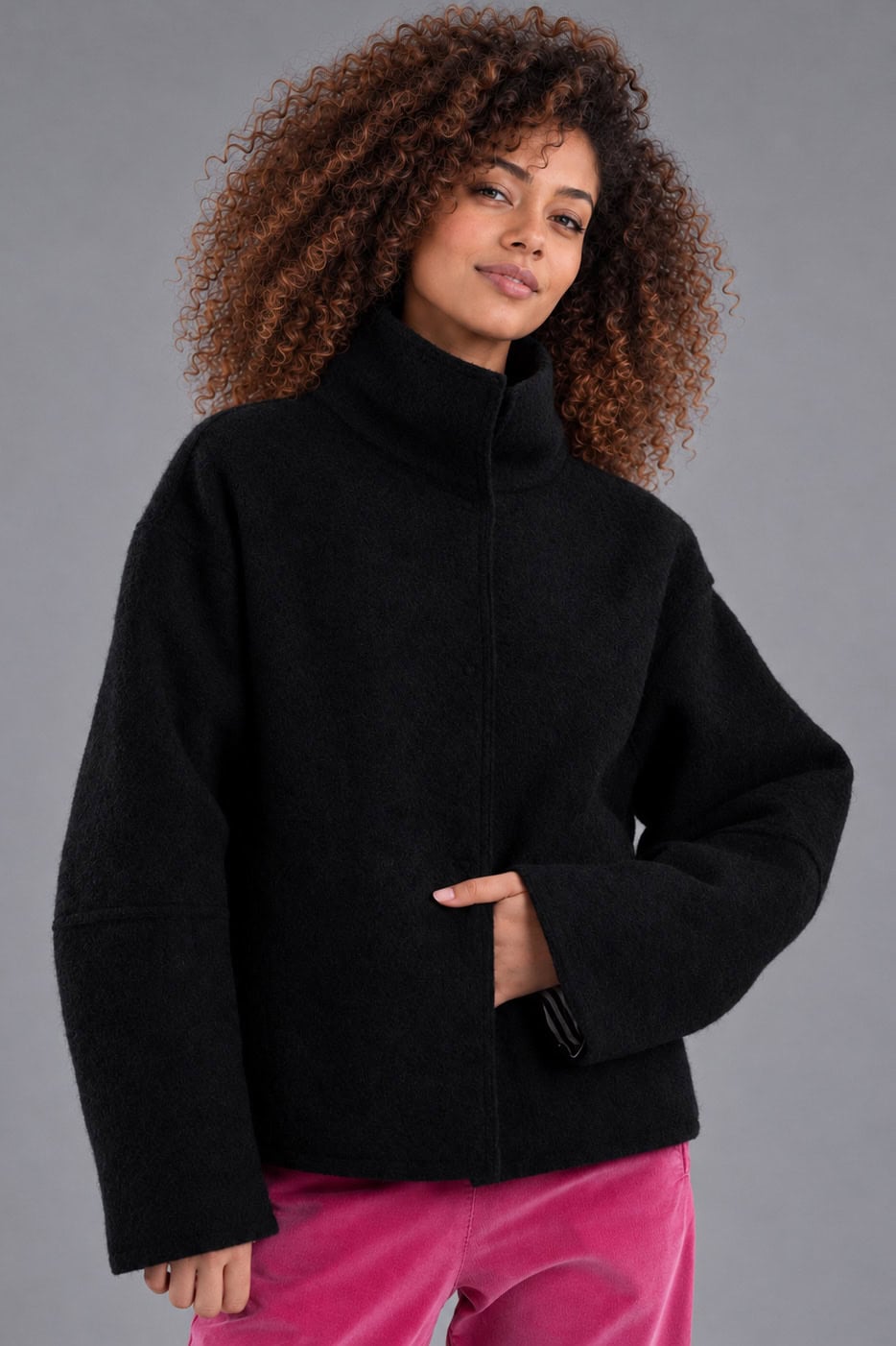 Jacke Soumian aus Wollwalk mulesing free