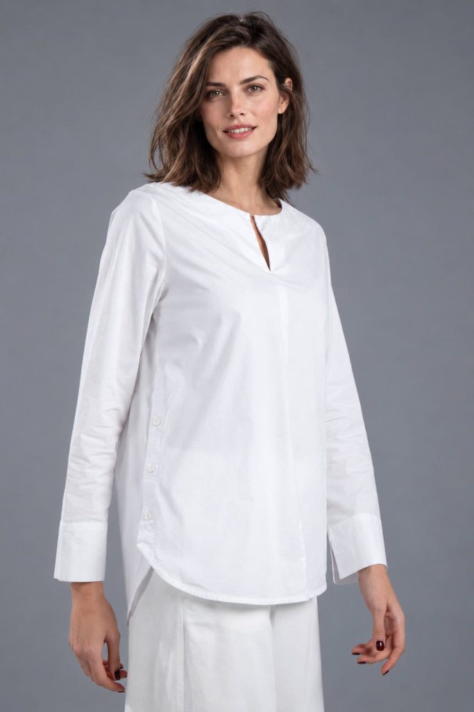 Shirt Mabin aus Bio-Popeline
