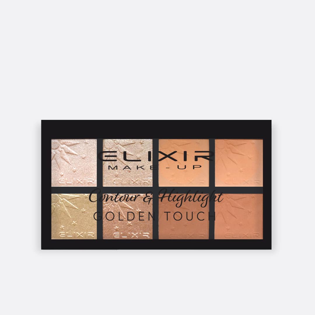 Παλέτα Contour & Highlight GOLDEN TOUCH #844Β 2 B close