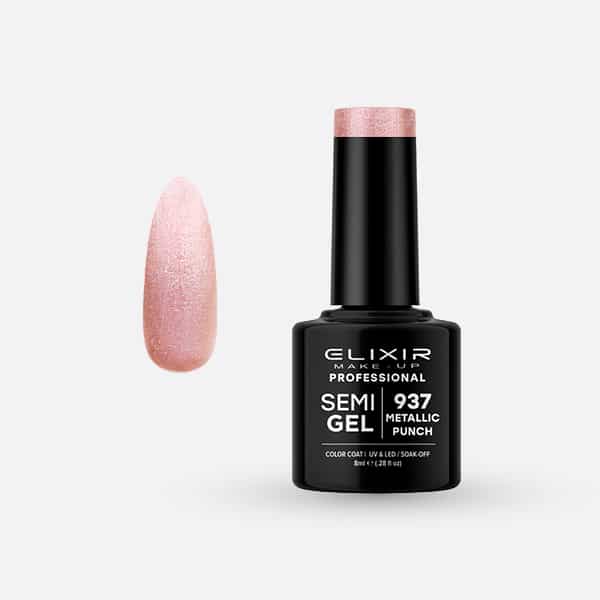 Ημιμόνιμο βερνίκι 8ml – #937 (Metallic Punch)