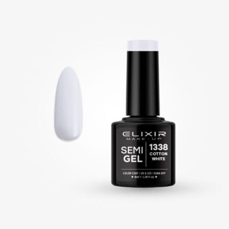 Ημιμόνιμο βερνίκι 8ml - #1338 Cotton white