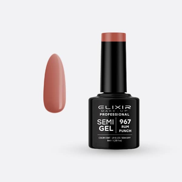 Ημιμόνιμο βερνίκι 8ml – #967 (Rum Punch) 1 Ημιμόνιμο βερνίκι 8ml – #967 (Rum Punch)