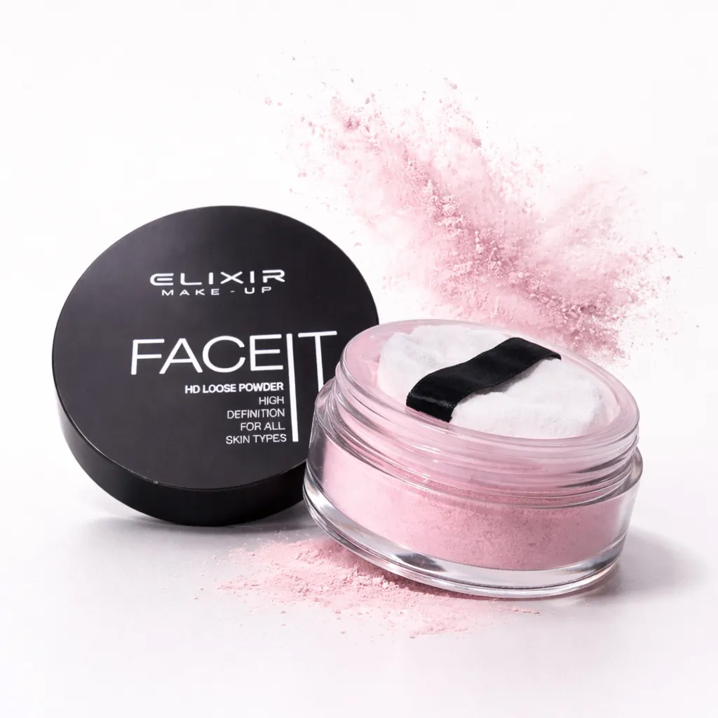 Face IT - HD Loose Powder Pink 1 Πούδρα loose Face IT σε ροζ χρώμα, ιδανική για μακιγιάζ με φυσικό αποτέλεσμα.