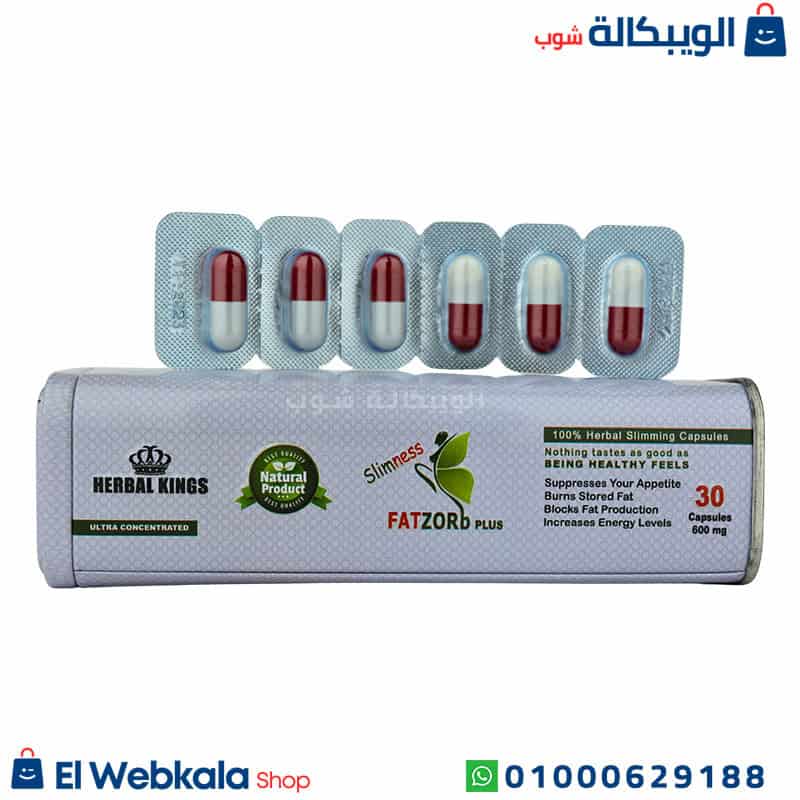 Fatzorb Plus Herbal King (2) كبسولات فات زورب بلس