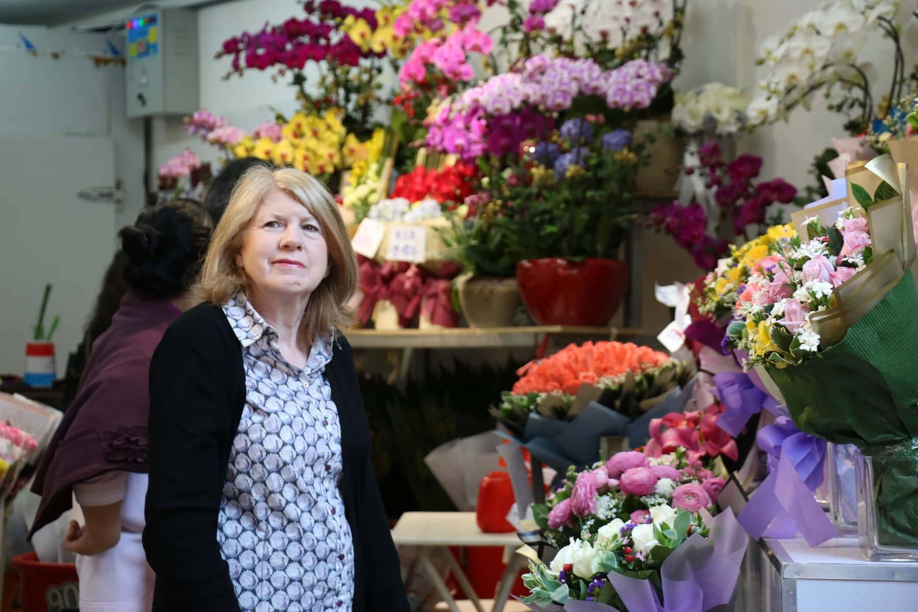 Travel With Parents - Hong Kong Flower Market
