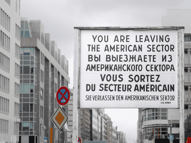 Four Days in Berlin at Checkpoint Charlie